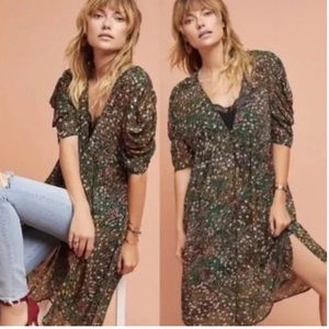 Anthropologie Akemi + Kim Valencia Floral Dress Size Large